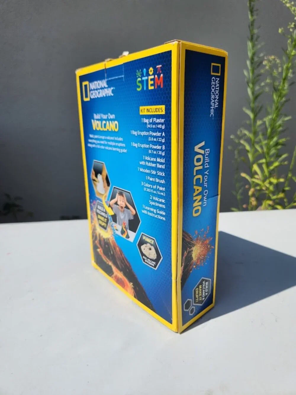 New National Geographic Build your own Volcano Science Kit STEM Toy School Suppl